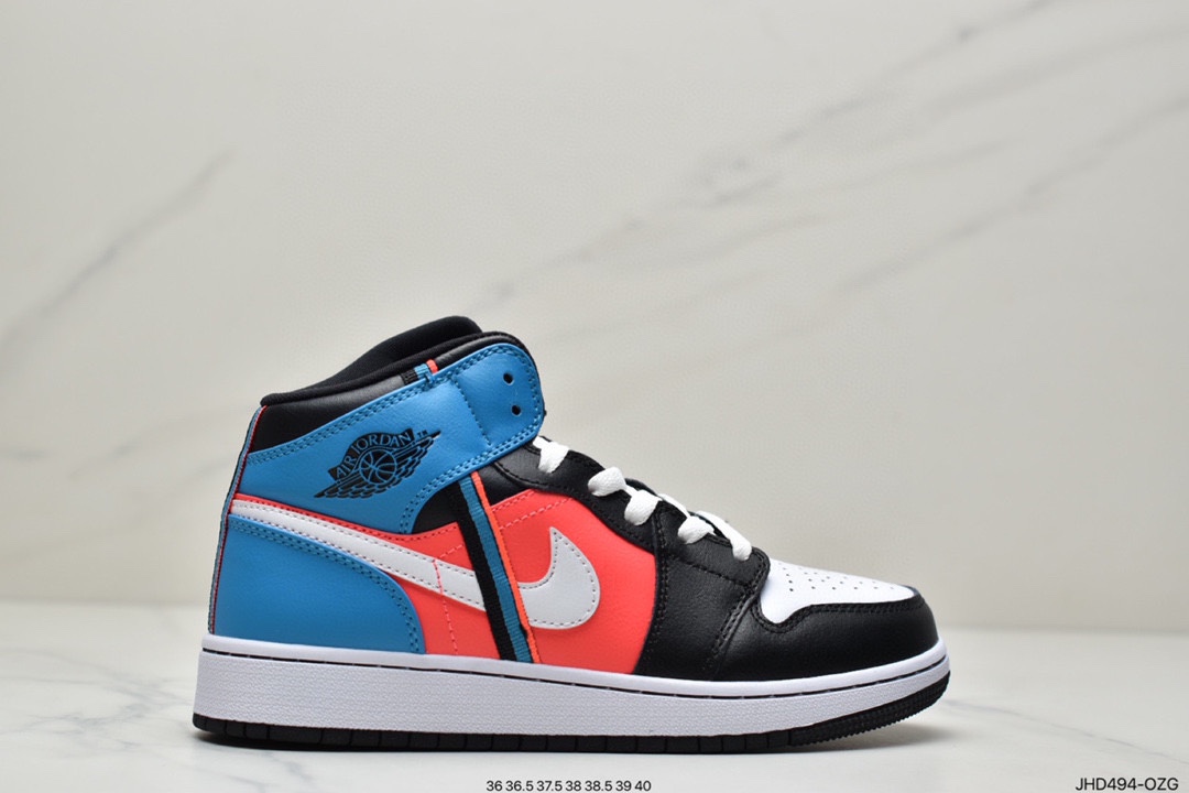 190 Air Jordan 1 Mid 乔一中邦 554724-174