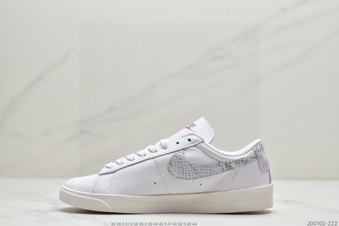 120 耐克Nike Blazer Retro 经典百搭低帮开拓者休闲运动板鞋独家裁片完美鞋型 台湾进口软感荔枝头层皮 BQ6806-001