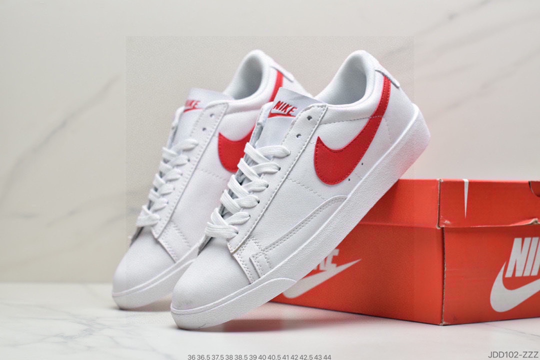 120 耐克Nike Blazer Retro 经典百搭低帮开拓者休闲运动板鞋独家裁片完美鞋型 BQ6806-001