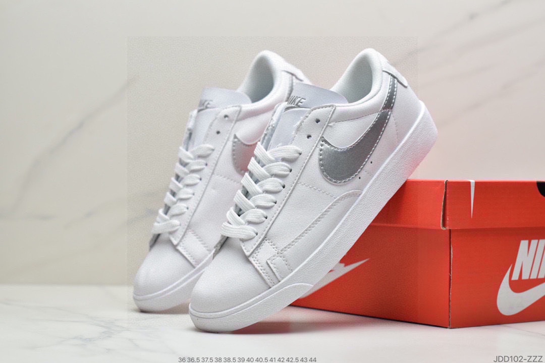 120 耐克Nike Blazer Retro 经典百搭低帮开拓者休闲运动板鞋独家裁片完美鞋型 BQ6806-001
