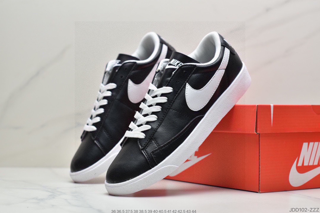120 耐克Nike Blazer Retro 经典百搭低帮开拓者休闲运动板鞋独家裁片完美鞋型 BQ6806-001