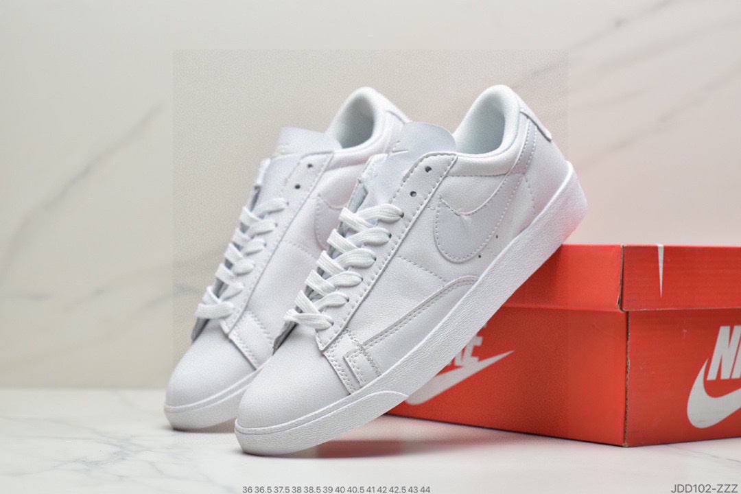 120 耐克Nike Blazer Retro 经典百搭低帮开拓者休闲运动板鞋独家裁片完美鞋型 BQ6806-001