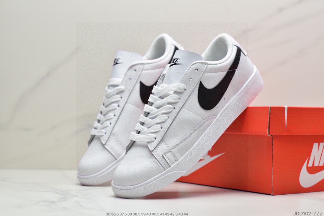 120 耐克Nike Blazer Retro 经典百搭低帮开拓者休闲运动板鞋独家裁片完美鞋型 BQ6806-001