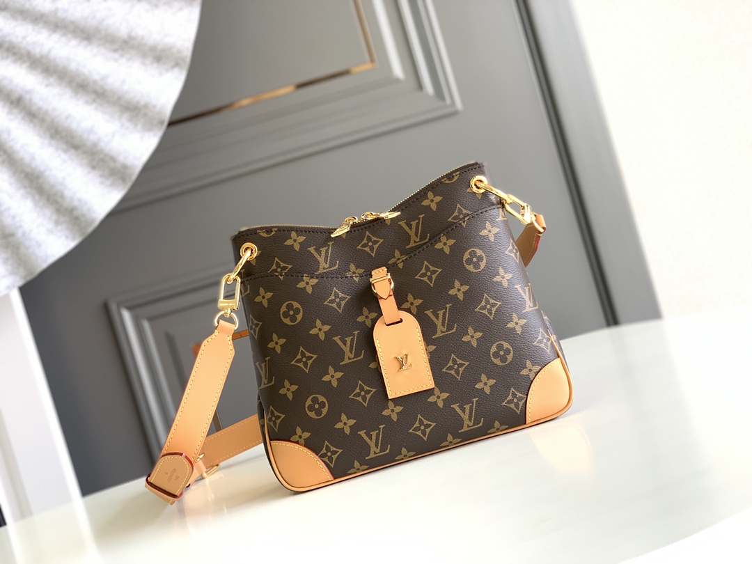 Louis Vuitton LV Odeon AAAAA
 Bags Handbags Monogram Canvas Cowhide Fabric Fall/Winter Collection