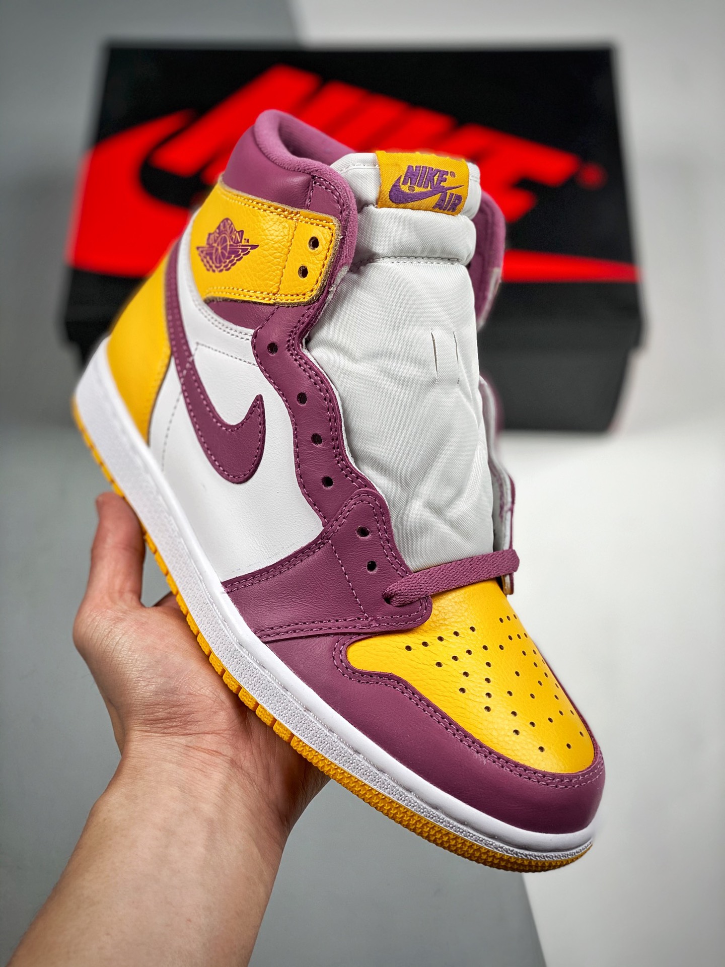Nike Dunk High 3M Snake blanco púrpura dorado, nuevo producto original, desarrollado con la misma horma y papel origina…