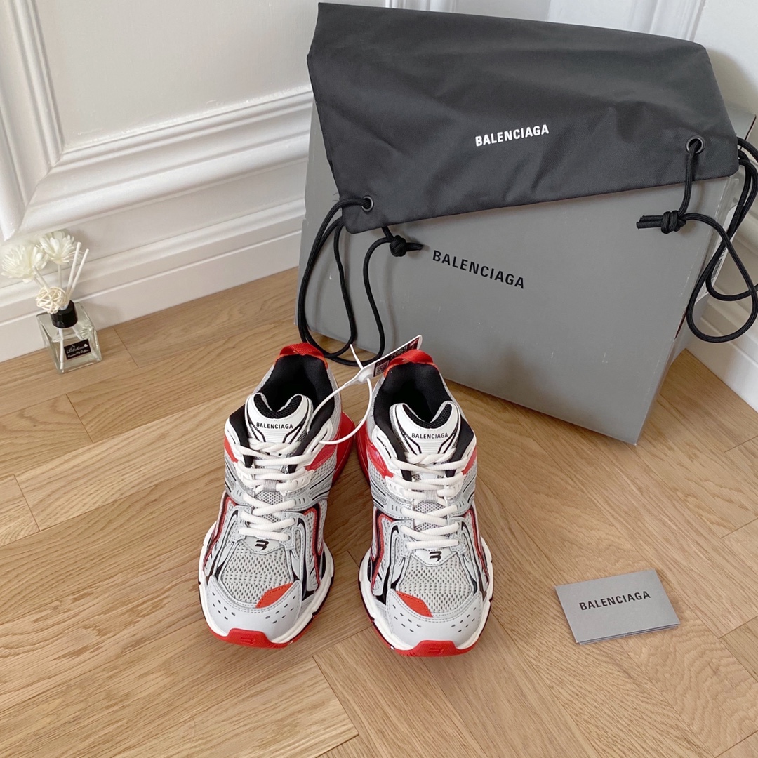 Gris rojo BALENCIAGA · Balenciaga 2021ss nuevo X-ander 6.0 zapatos retro de primavera zapatillas zapatos papá versión s…
