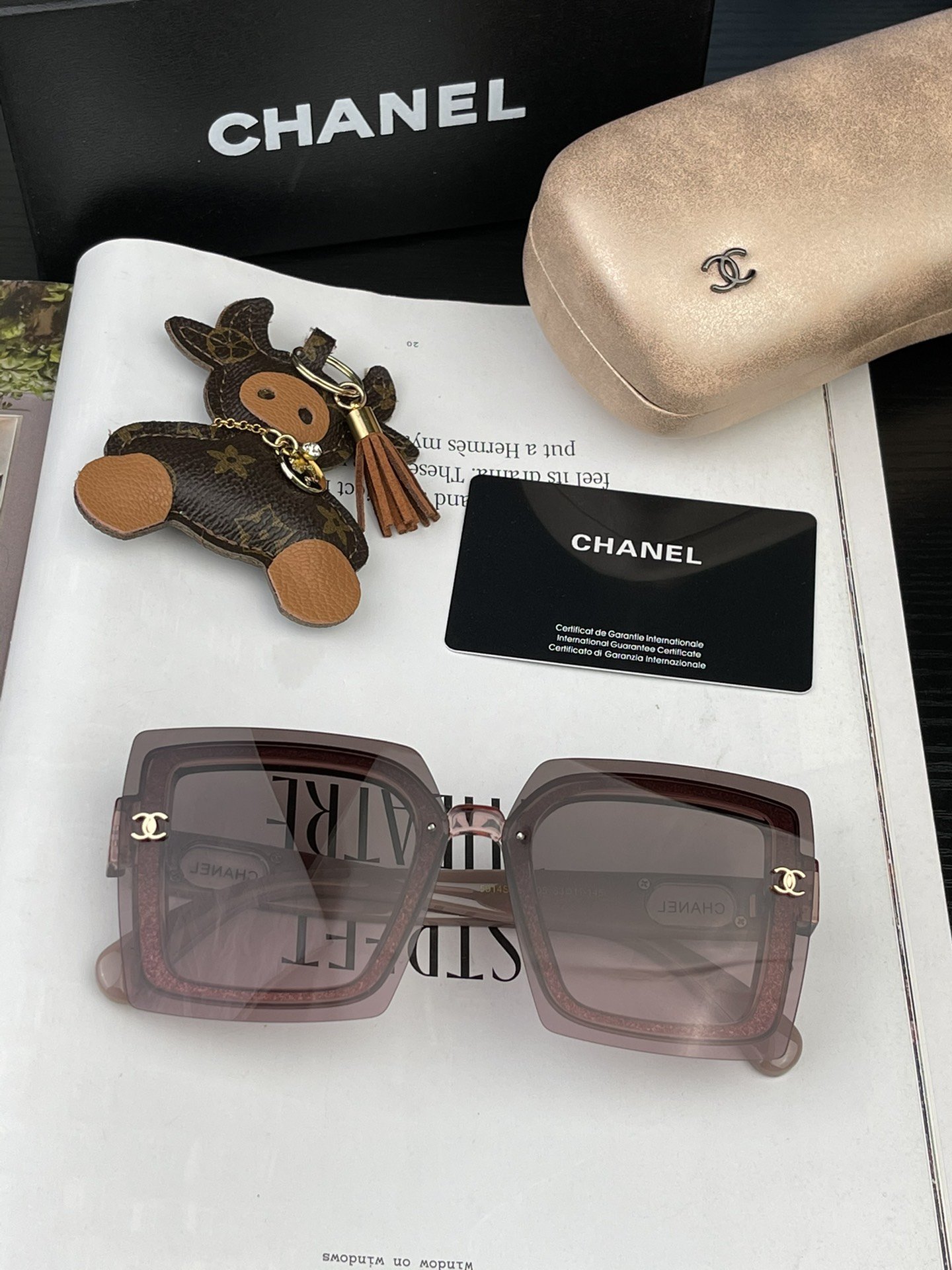 TR偏光系列Chanel大框太阳镜墨