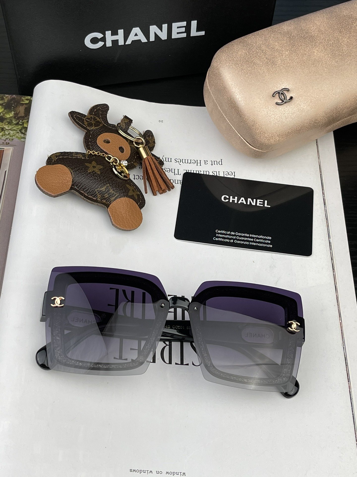 TR偏光系列Chanel大框太阳镜墨