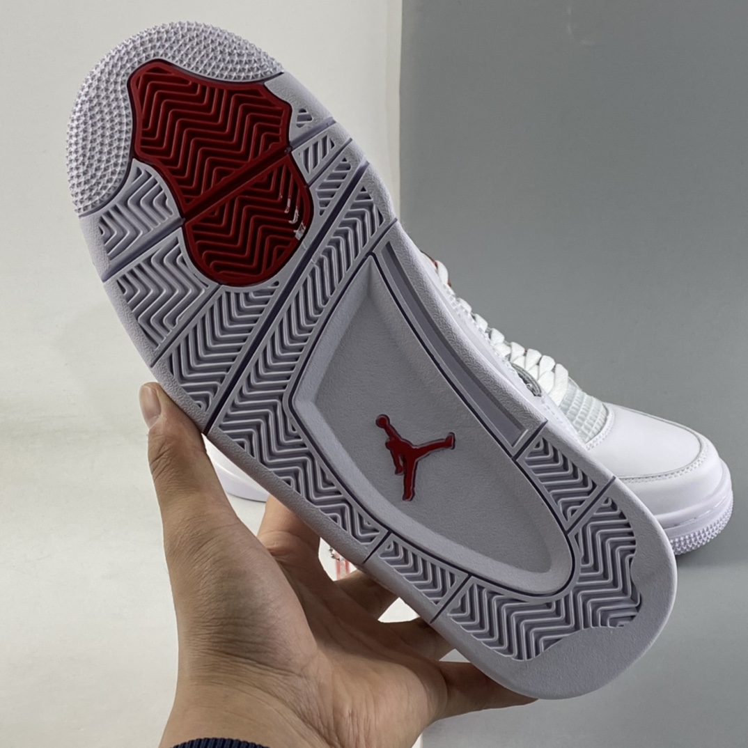 P240  Air Jordan 4“Red Metallic”AJ4 乔4白红 CT8527-112