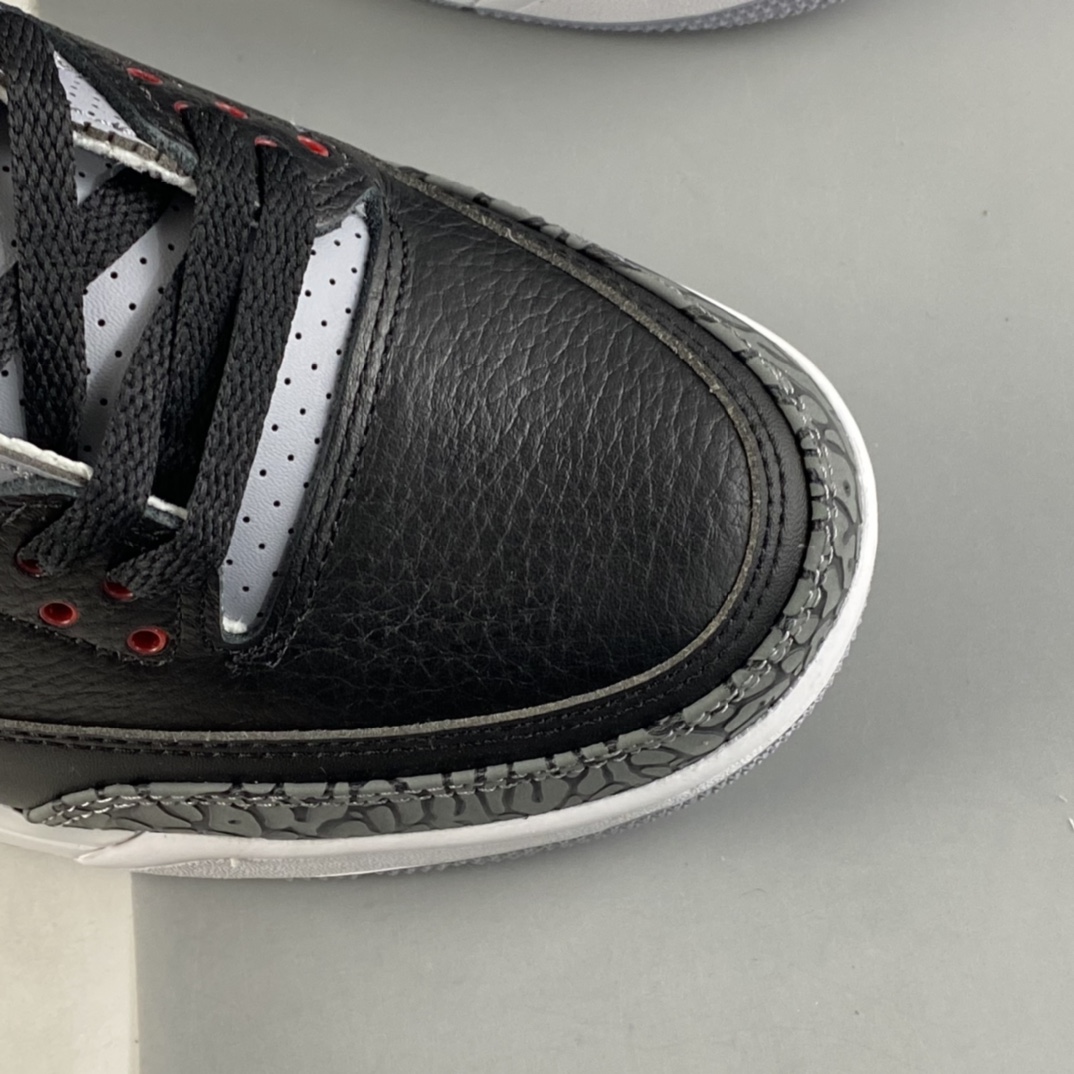 P240  Air Jordan 3 Retro  ” Black Cement ”  黑水泥 迈克尔·乔丹AJ3代中帮复古休闲运动文化篮球鞋 854262-001