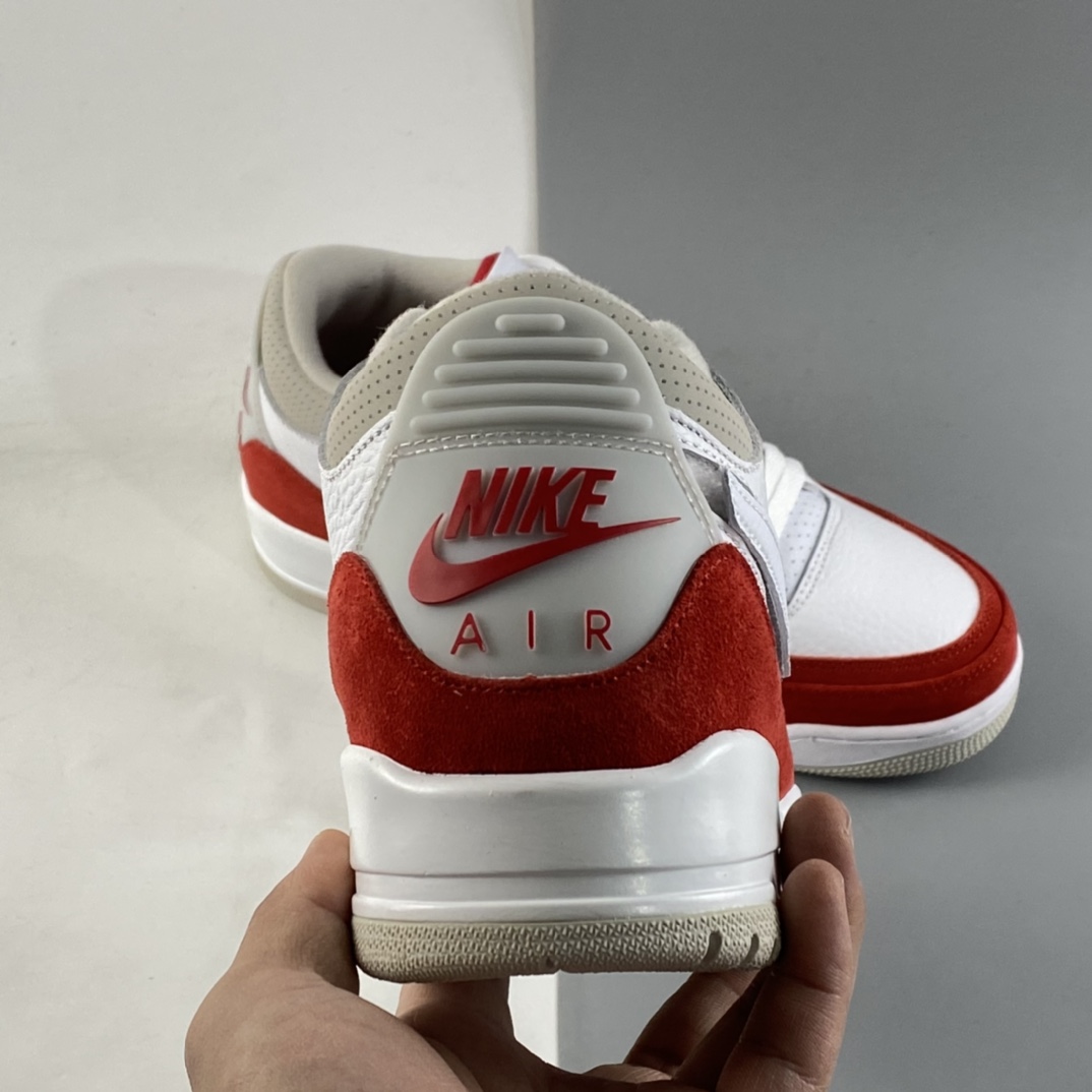 P240  Air Jordan 3 Retro“Medium Grey”白红 迈克尔·乔丹AJ3代中帮复古休闲运动文化篮球鞋 CJ0939-100