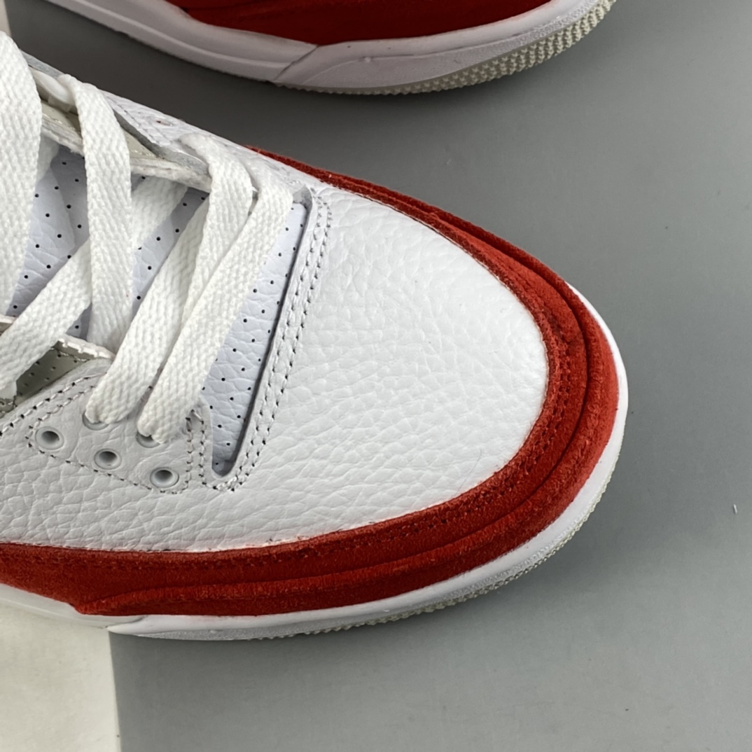 P240  Air Jordan 3 Retro“Medium Grey”白红 迈克尔·乔丹AJ3代中帮复古休闲运动文化篮球鞋 CJ0939-100