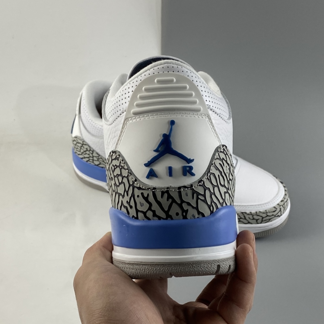 P240 Air Jordan 3 Retro “UNC” 北卡蓝 迈克尔·乔丹AJ3代中帮复古休闲运动文化篮球鞋 CT8532-104-莆田鞋,莆田鞋货源,高仿鞋,高仿鞋货源,安福档口,莆田高仿鞋,莆田鞋批发,高仿鞋批发,莆田高仿运动鞋,高仿运动鞋,莆田运动鞋 P240 Air Jordan 3 Retro “UNC” 北卡蓝 迈克尔·乔丹AJ3代中帮复古休闲运动文化篮球鞋 CT8532-104