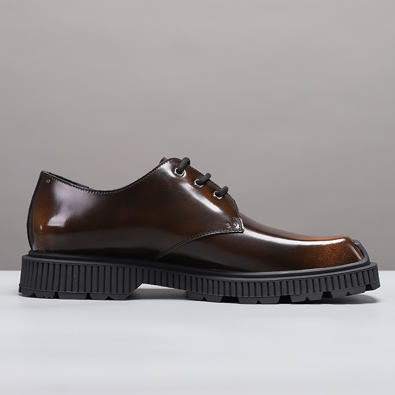 Berluti/Berluti 2021 nueva llegada Material de piel de vacuno importado hecho a mano por frotamiento