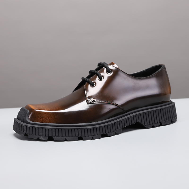 Berluti/Berluti 2021 nueva llegada Material de piel de vacuno importado hecho a mano por frotamiento