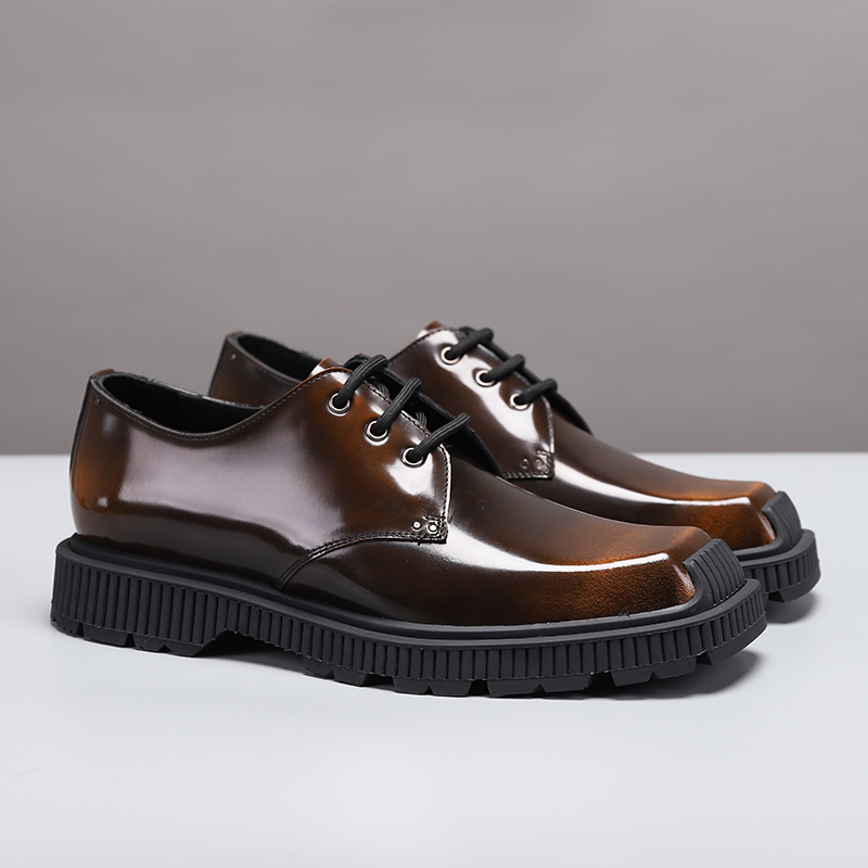 Berluti/Berluti 2021 nueva llegada Material de piel de vacuno importado hecho a mano por frotamiento