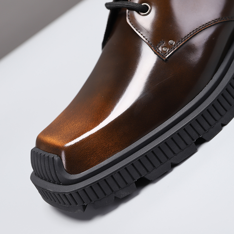 Berluti/Berluti 2021 nueva llegada Material de piel de vacuno importado hecho a mano por frotamiento