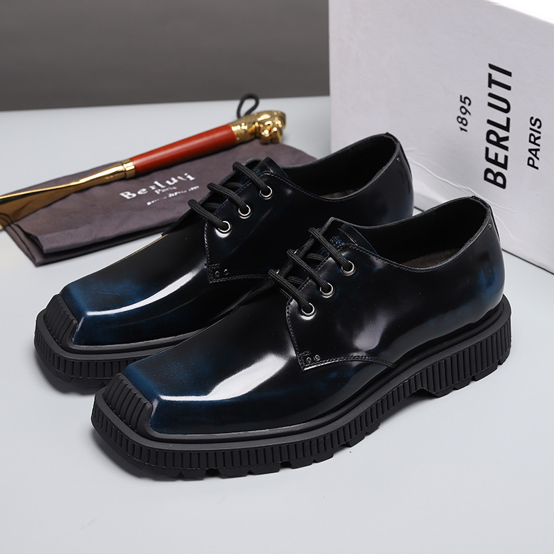 Berluti/Berluti 2021 nuevos modelos por venir Material de piel de vacuno importado hecho a mano roce