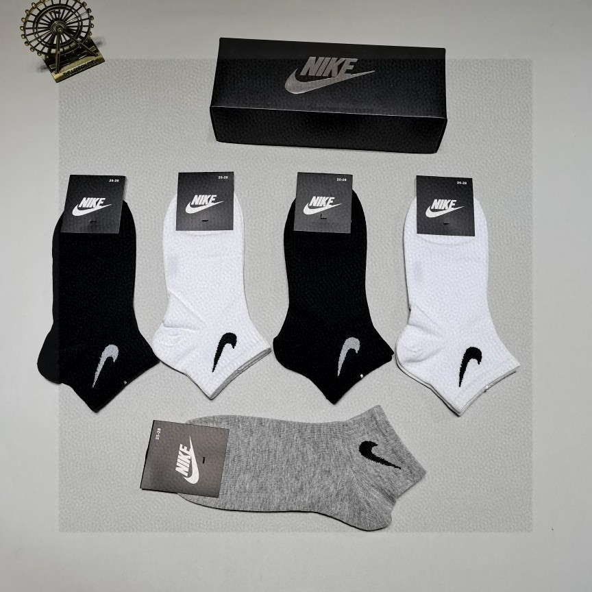 配包装一盒5双NIKE耐克新款男款短