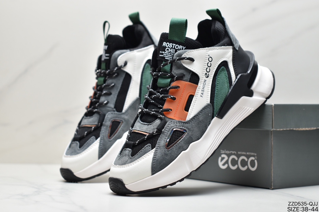 250  2021新款丹麦品牌ECCO爱步休闲百搭运动鞋CTX85825