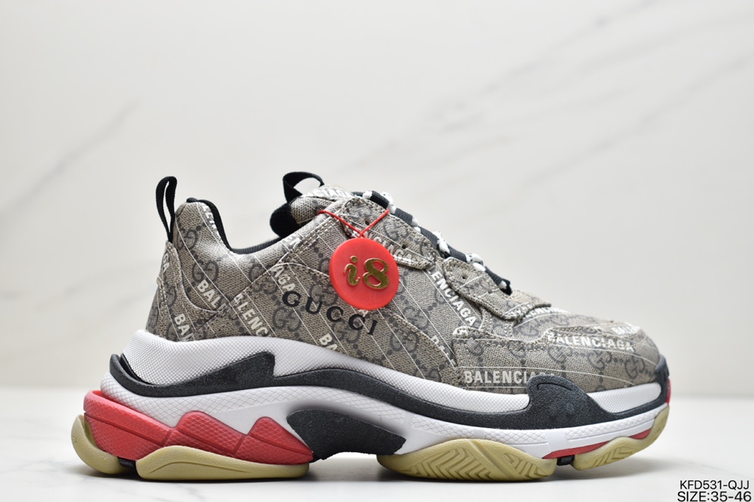 500 Gucci x Balenciaga Triple S古驰巴黎世家
