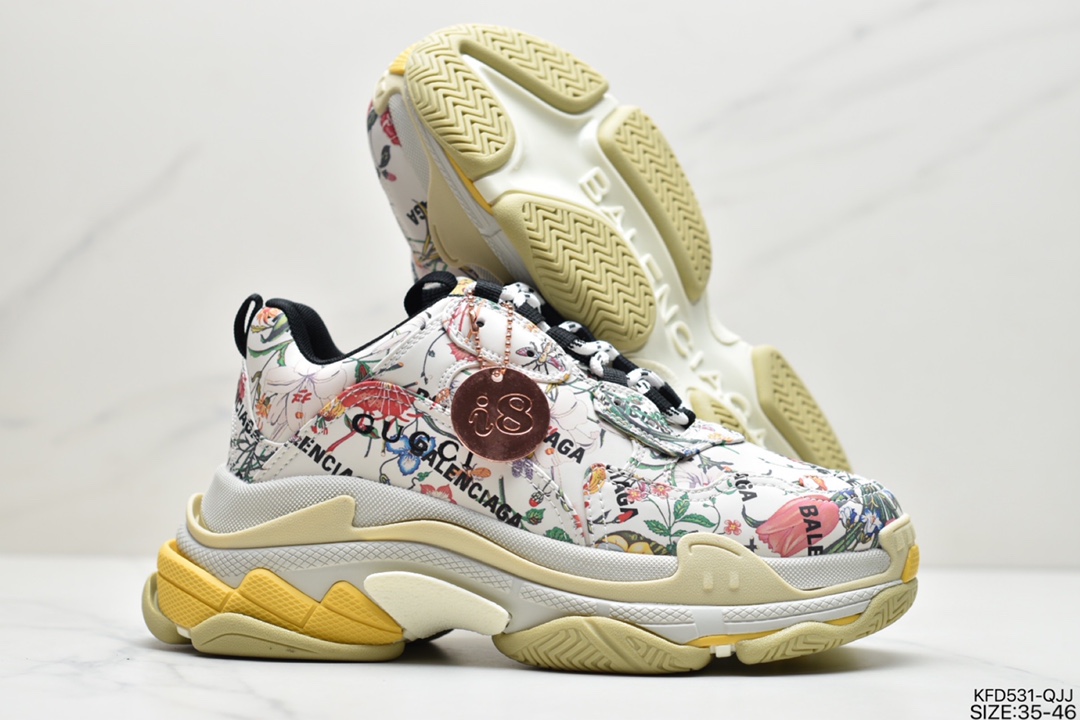 500 Gucci x Balenciaga Triple S古驰巴黎世家