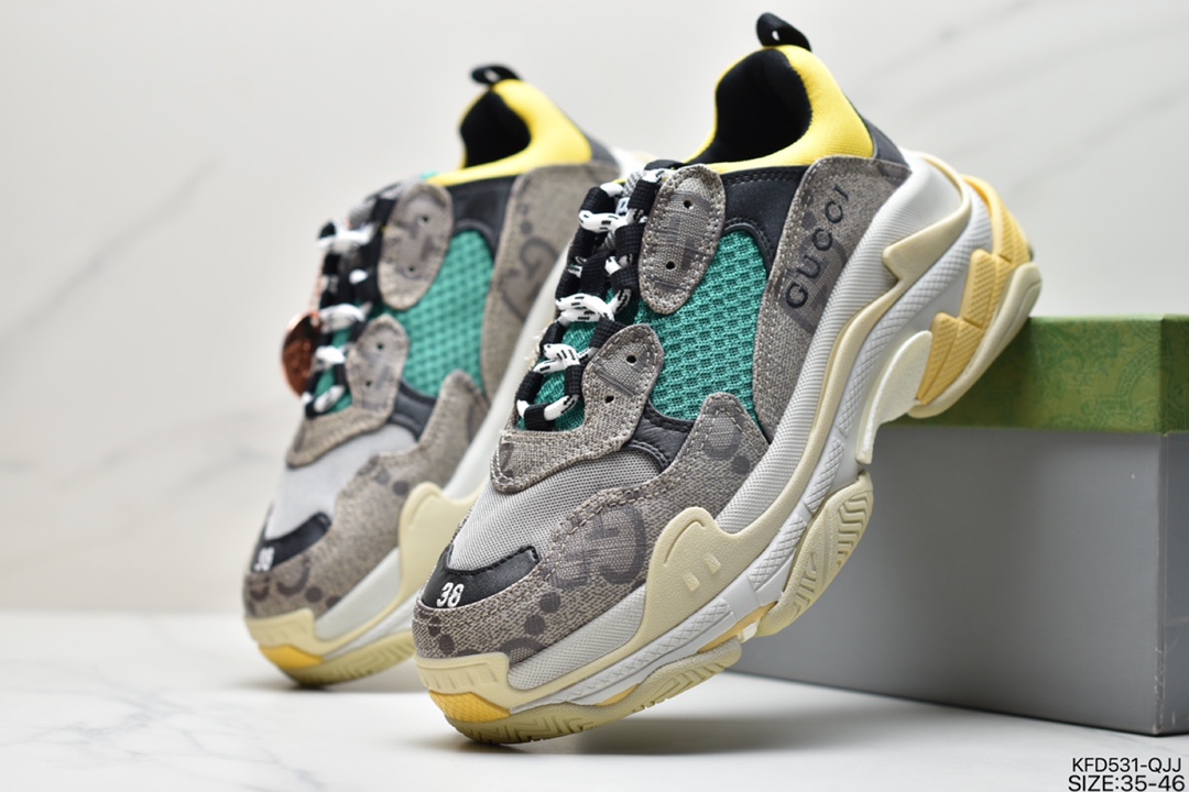 500 Gucci x Balenciaga Triple S古驰巴黎世家