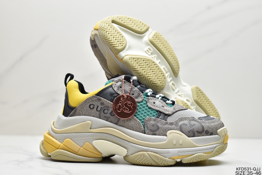 500 Gucci x Balenciaga Triple S古驰巴黎世家