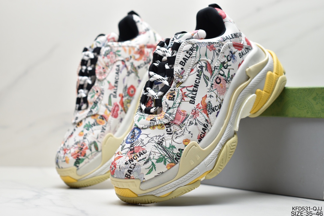 500 Gucci x Balenciaga Triple S古驰巴黎世家