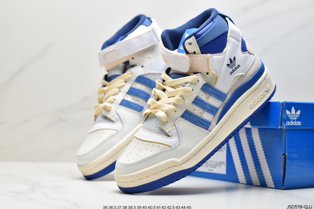 200 Adidas Forum 84 Low 中帮百搭潮流休闲运动板鞋FY7793
