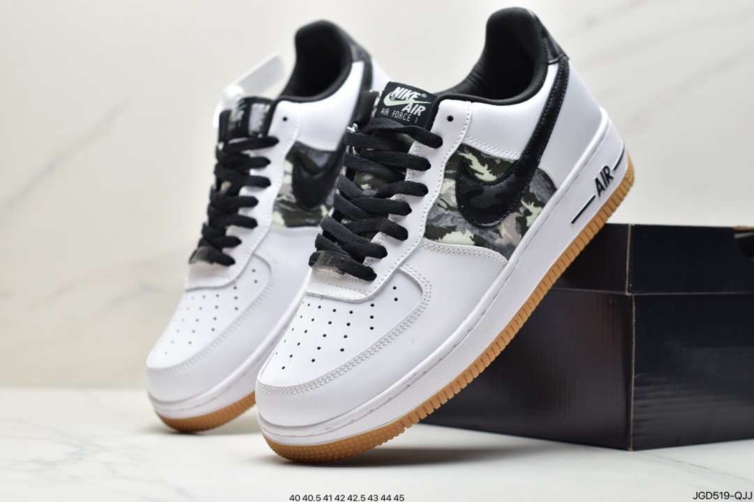180 耐克Nike Air Force 1 ’07 LV8 “迷彩生胶” 设计CZ7891-100