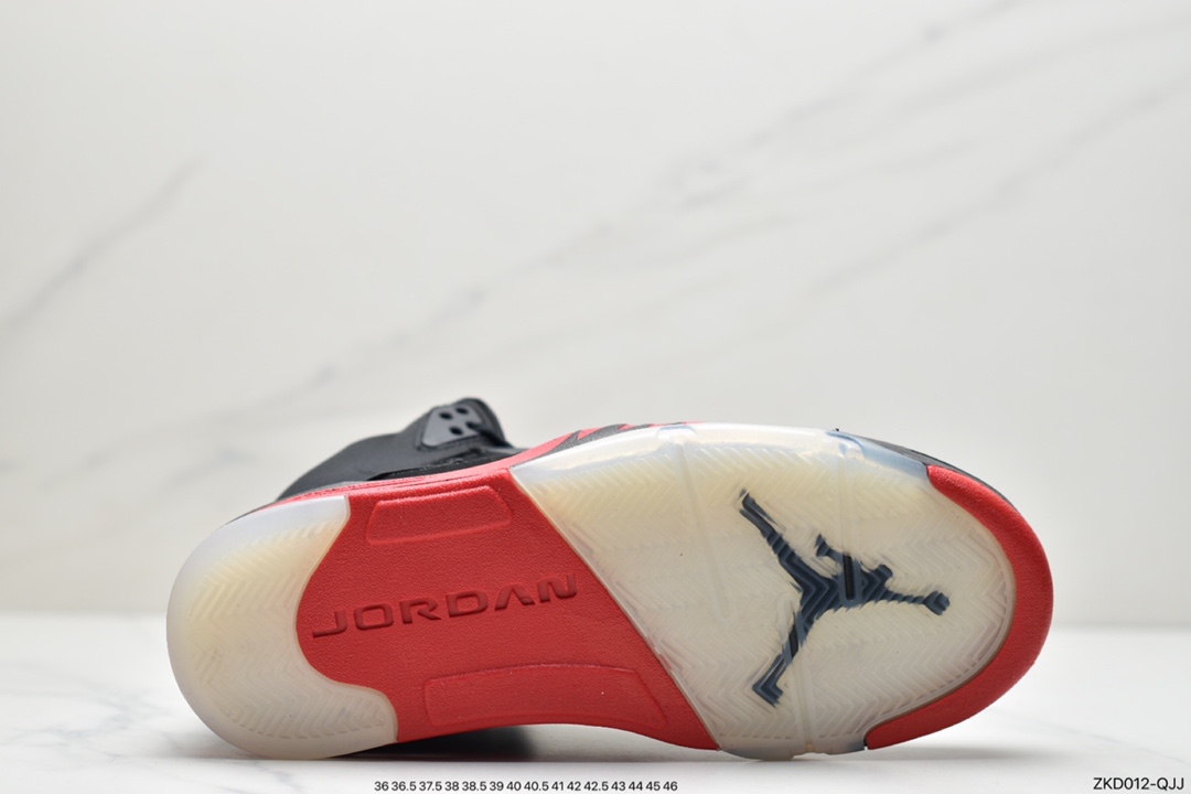 270 Air Jordan 5 Satin “Bred”黑玫瑰丝绸136027-006