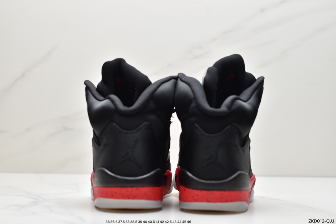 270 Air Jordan 5 Satin “Bred”黑玫瑰丝绸136027-006