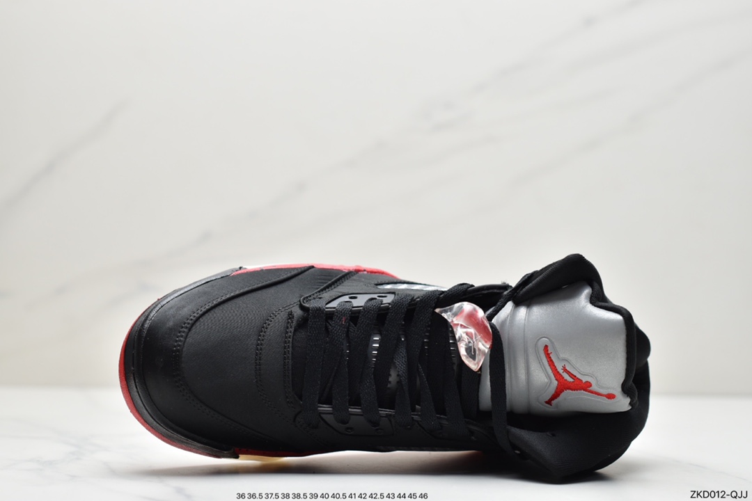 270 Air Jordan 5 Satin “Bred”黑玫瑰丝绸136027-006