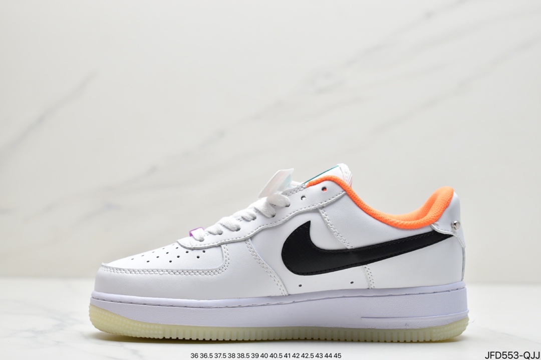 170 耐克 Nike Air Force 1 Low ”Have A Good Game”白黑橙 DO2333-101