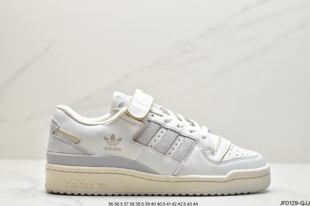 170 adidas originals Forum 84 LoW 魔术贴低帮百搭潮流休闲运动板鞋GX3659