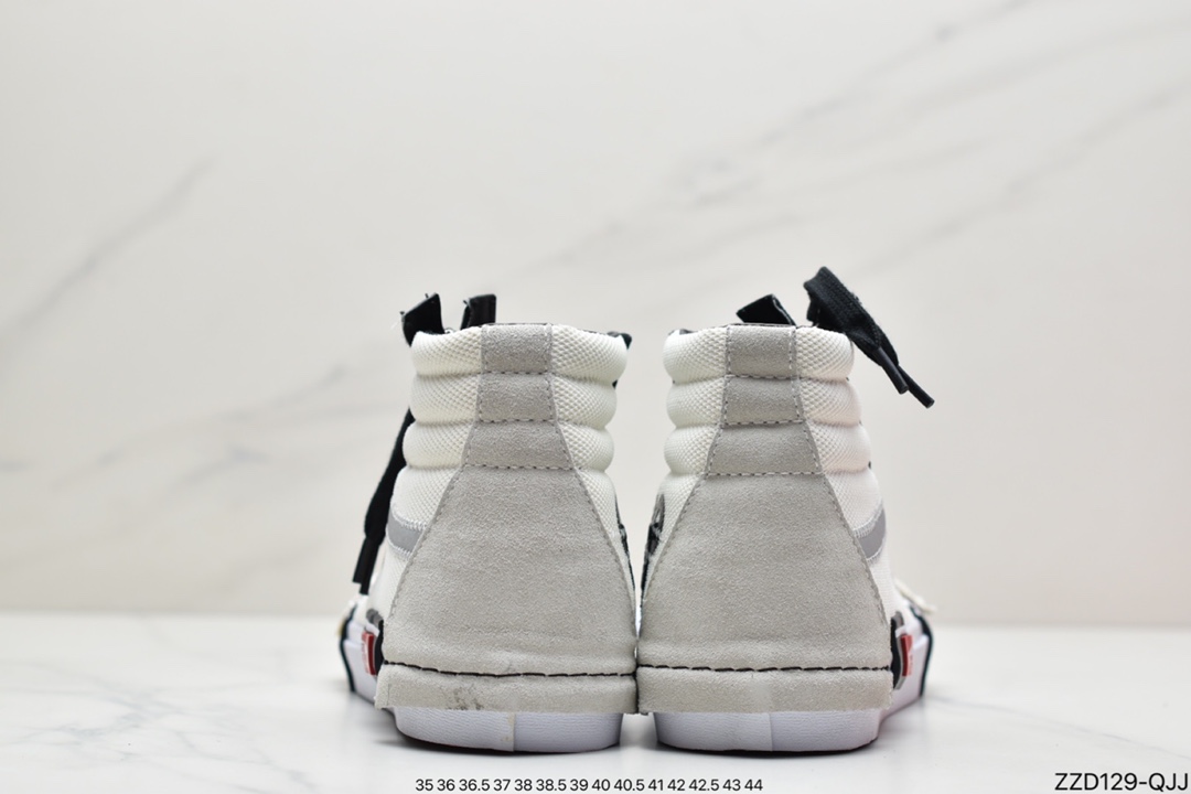 250  万斯/Vans Sk8-Hi Reissue Ca 拉链解构主义高帮帆布休闲运动板鞋
