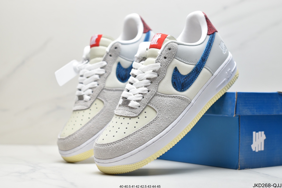 160 耐克Undefeated x Nike Air Force 1 Low SP 五道杠联名DM8461-001
