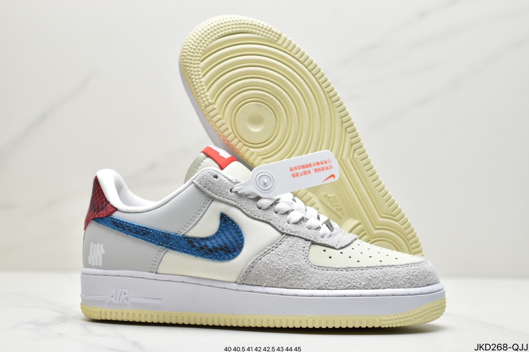 160 耐克Undefeated x Nike Air Force 1 Low SP 五道杠联名DM8461-001