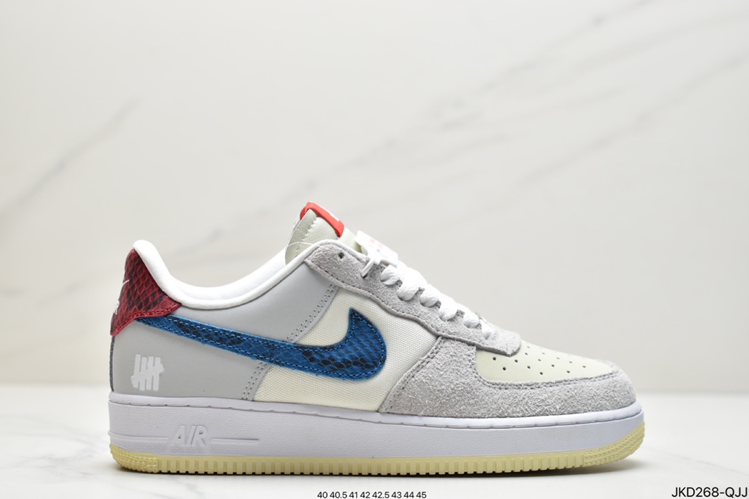160 耐克Undefeated x Nike Air Force 1 Low SP 五道杠联名DM8461-001