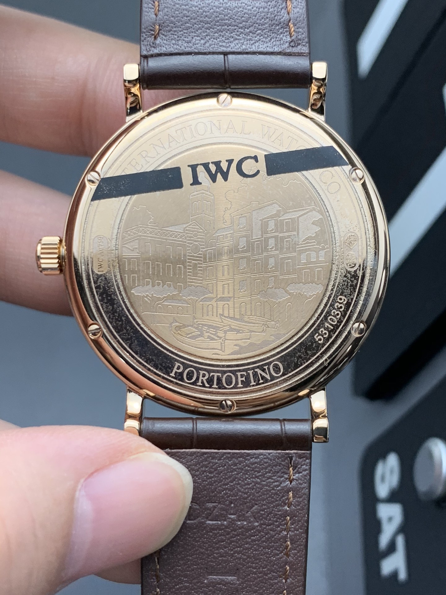 IWC 玫瑰金波涛