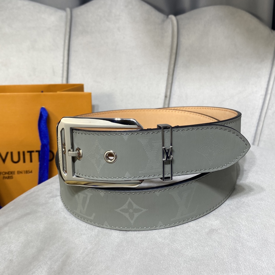 Replicas
 Louis Vuitton Belts Men Calfskin Cowhide