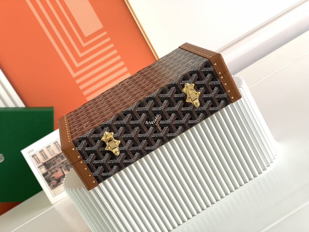 Goyard Trunk Collection Jewelry Box Custom