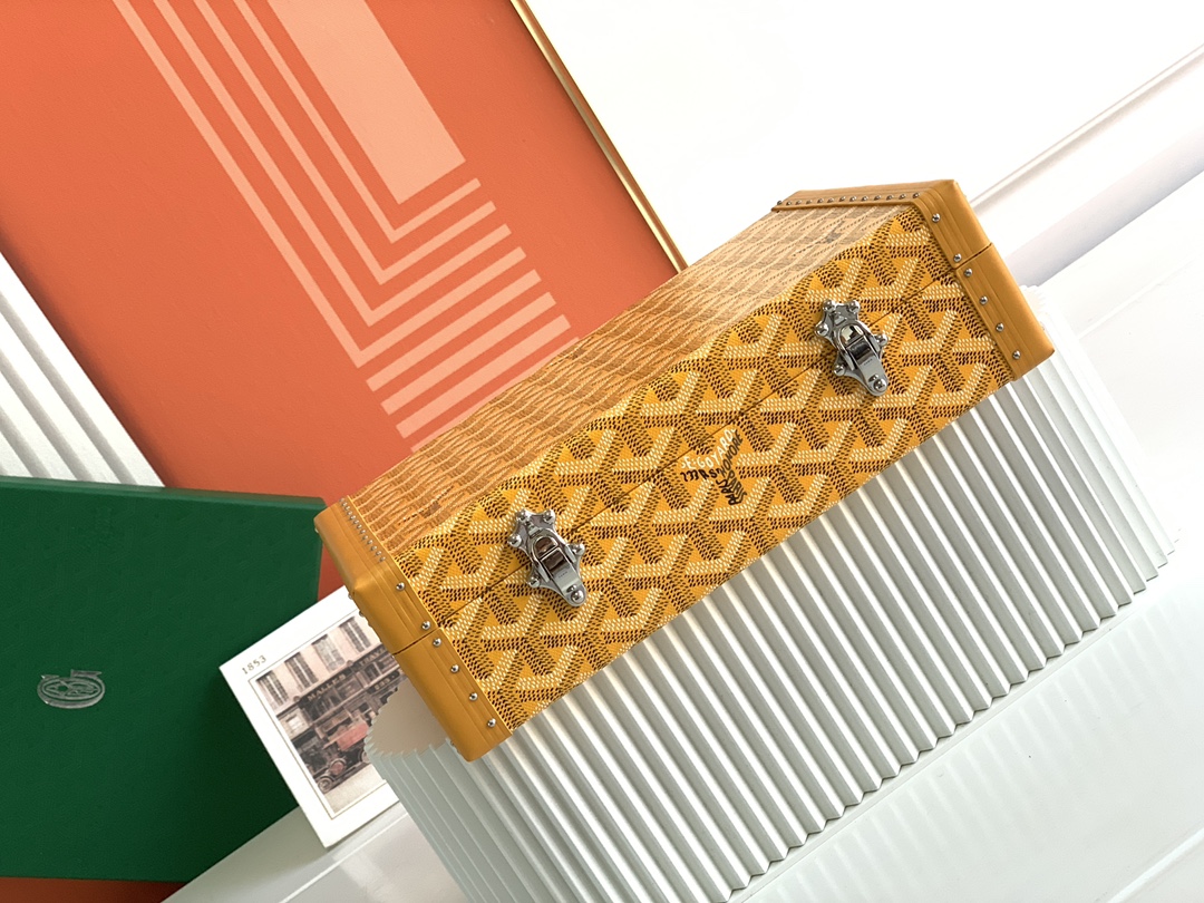 Goyard Trunk Collection Jewelry Box Custom