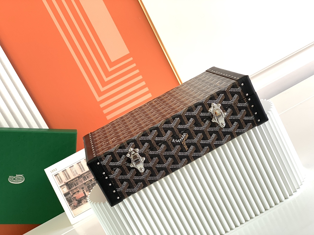 Goyard Trunk Collection Jewelry Box Custom