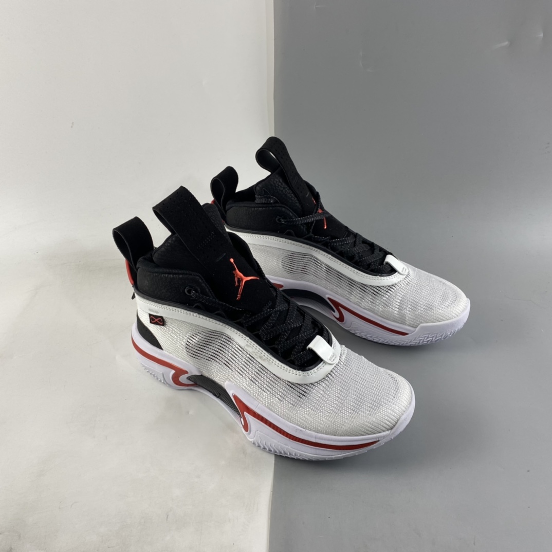 P260  Air Jordan XXXV Sp-Tp PF LRAJ36 乔36代 白黑红配色  DA9053-100