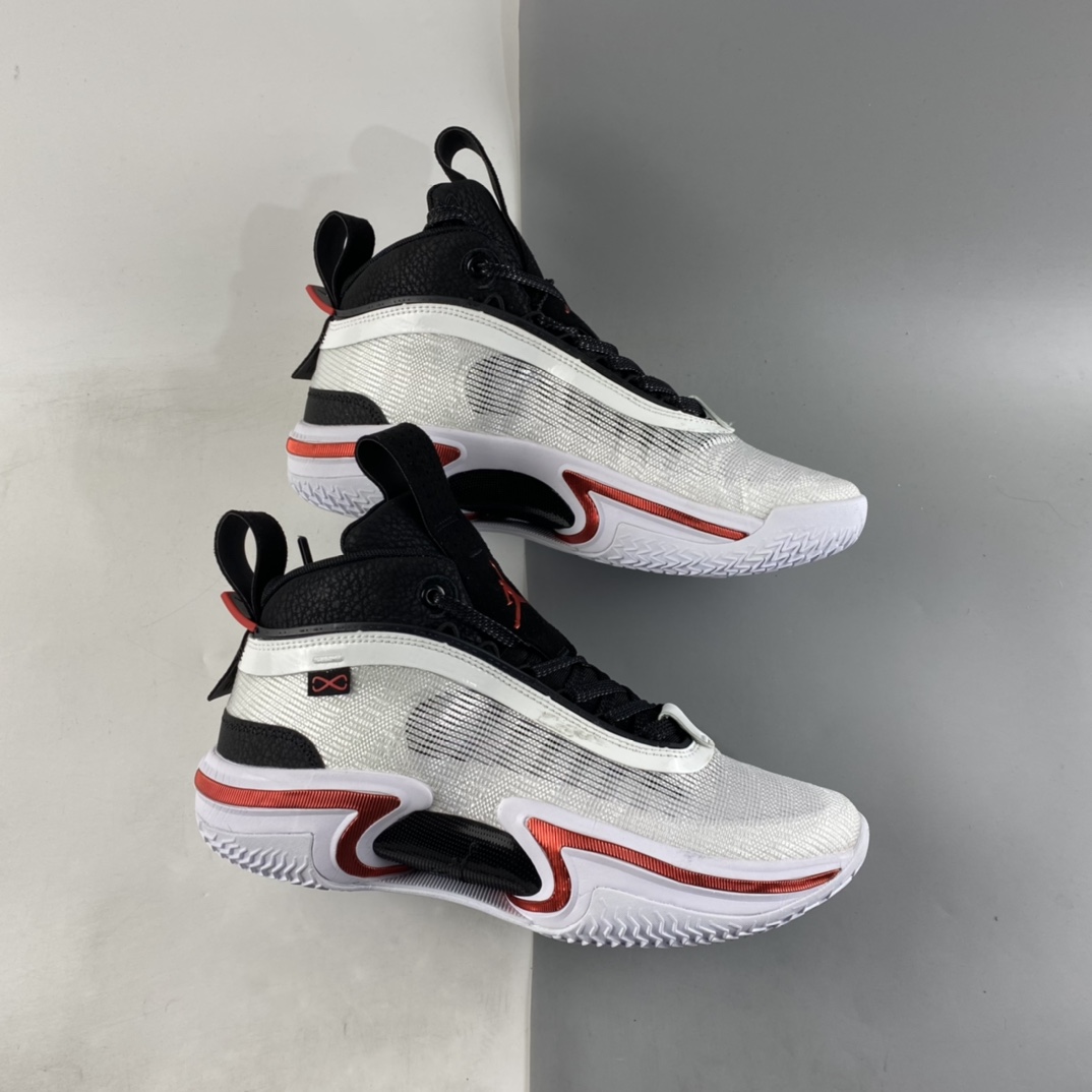 P260  Air Jordan XXXV Sp-Tp PF LRAJ36 乔36代 白黑红配色  DA9053-100