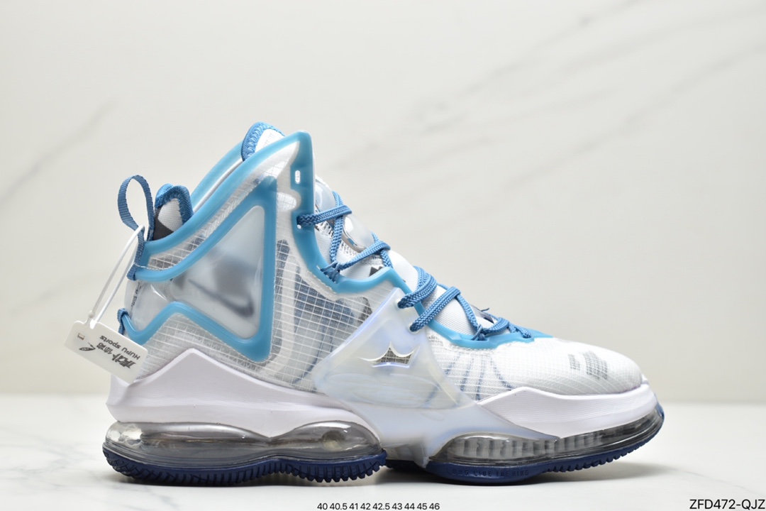 280 NIKE LeBron 19 银灰詹姆斯总冠军战靴 DC9342-100