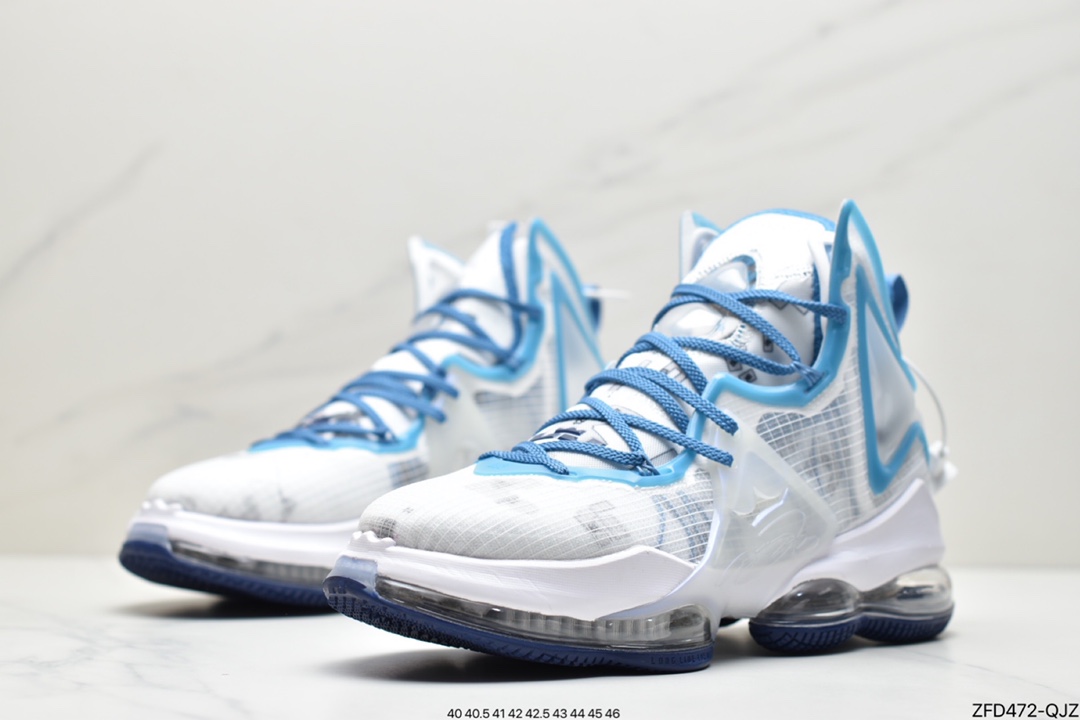 280 NIKE LeBron 19 银灰詹姆斯总冠军战靴 DC9342-100