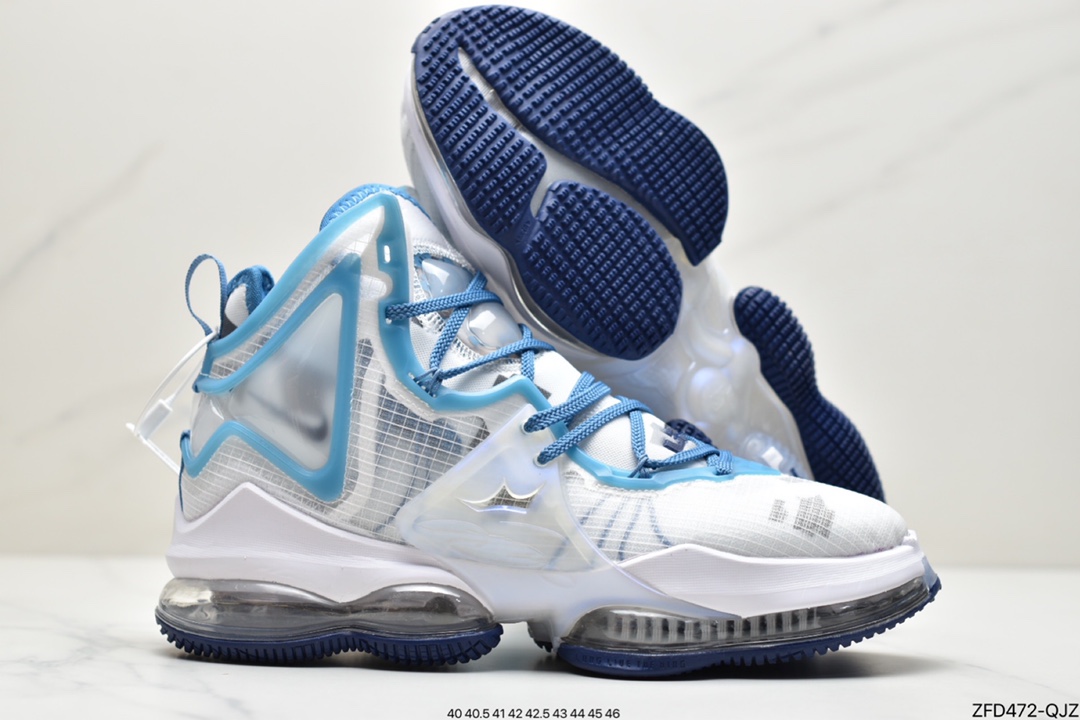 280 NIKE LeBron 19 银灰詹姆斯总冠军战靴 DC9342-100